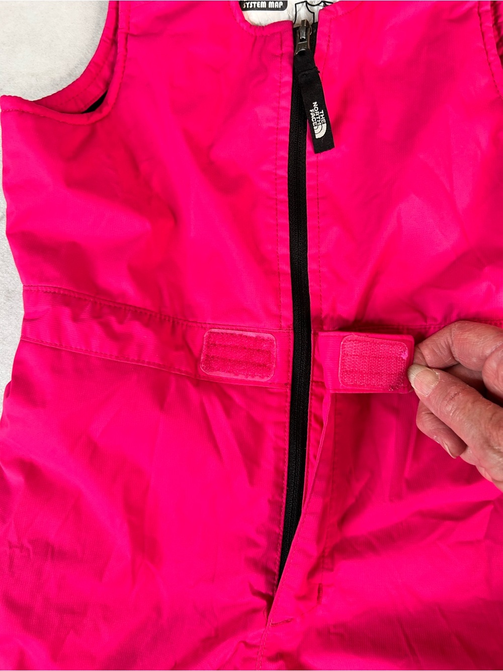 The North Face Kids Snow Bib Overalls Size 3T Pink DryVent Insulated Winter - Picture 7 of 16